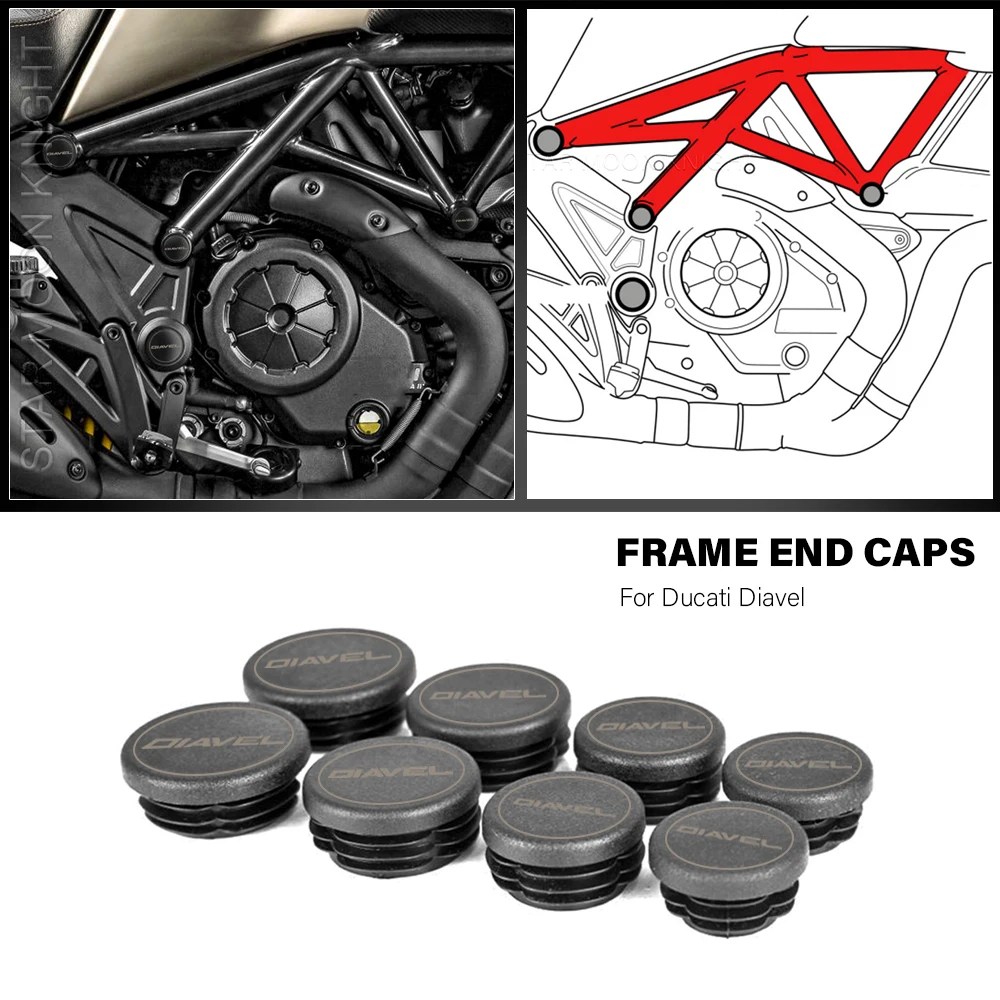 Frame End Caps For Ducati Diavel 2011-2018 Diavel Carbon Titanium Dark Accessories Frame Hole Cover Caps Plug Decorative
Frame End Caps For Ducati Diavel 2011-2018 Diavel Carbon Titanium Dark Accessories Frame Hole Cover Caps Plug Decorative