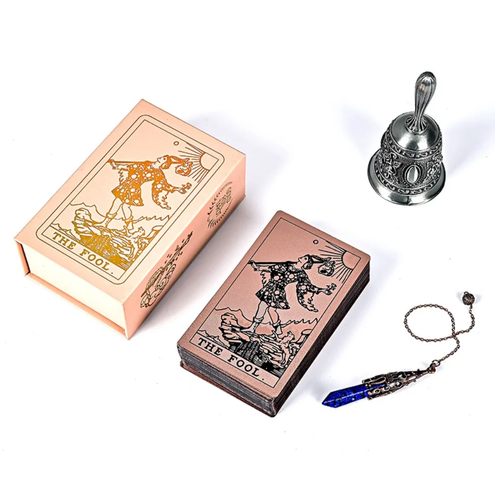 Hexagram Gold Foil Tarot Cards with Rose Pattern, 78 Cards Rider Tarot Deck 12*7cm, with Paper Instruction Guide
Hexagram Gold Foil Tarot Cards with Rose Pattern, 78 Cards Rider Tarot Deck 12*7cm, with Paper Instruction Guide