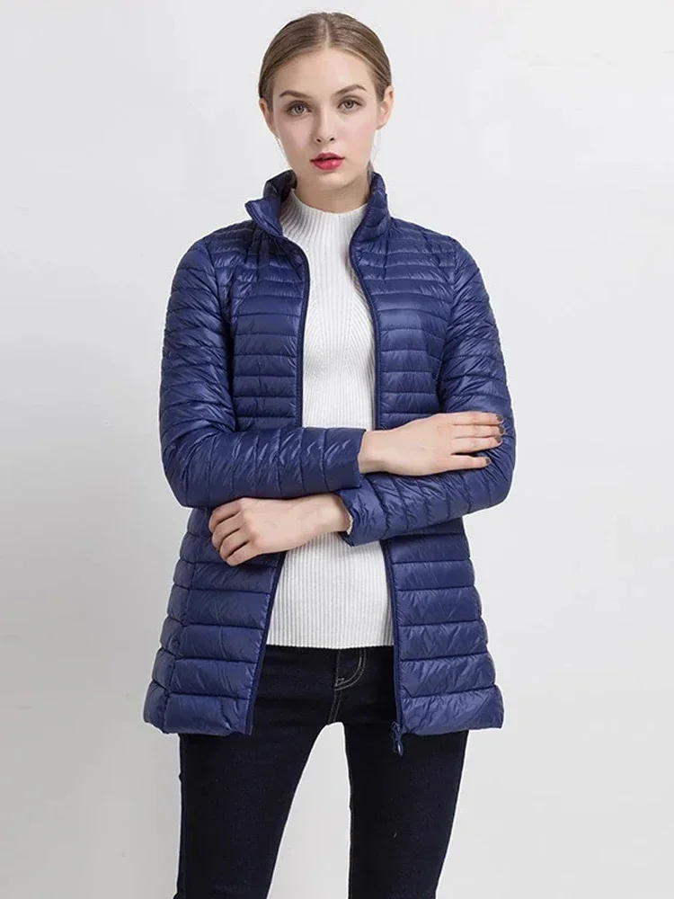 0-10℃ Autumn Stand Collar Duck Down Puffer Coat Ultra Light Slim Long Down Jackets Portable Women Winter Coat Chaquetas Mujer
0-10℃ Autumn Stand Collar Duck Down Puffer Coat Ultra Light Slim Long Down Jackets Portable Women Winter Coat Chaquetas Mujer