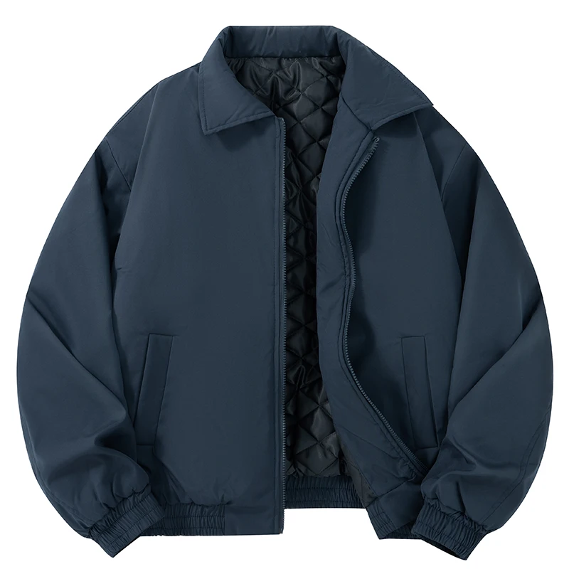 Men Flight Jacket Men's High Street Thick Cotton Jacket with a Collar and Short Executive Jacket Solid Color Cotton Jackets Coat
Men Flight Jacket Men's High Street Thick Cotton Jacket with a Collar and Short Executive Jacket Solid Color Cotton Jackets Coat