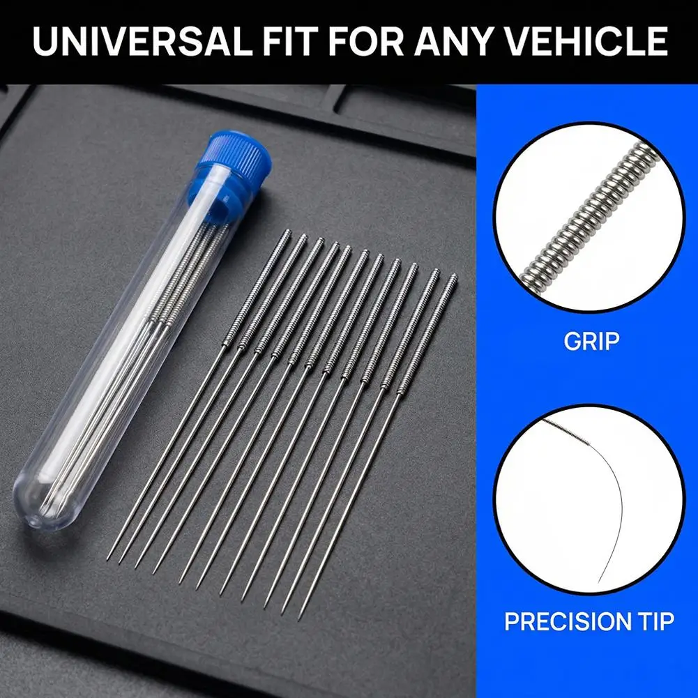 Upgrade 10pcs Cleaning Nozzle Tool Kit - Windshield Wiper, 3D Printer Head, Gas Stove Vent, Showerhead Needle Tube Brush
Upgrade 10pcs Cleaning Nozzle Tool Kit - Windshield Wiper, 3D Printer Head, Gas Stove Vent, Showerhead Needle Tube Brush