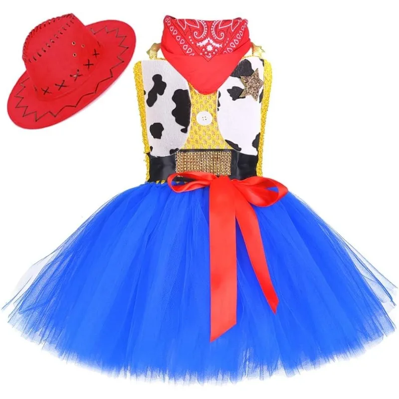 Tutu Dress Halloween Cowgirl Costume for Girls Jessie Princess Costume with Bandana Cowboy Hat Birthday Party Dress Up 2-10Y
Tutu Dress Halloween Cowgirl Costume for Girls Jessie Princess Costume with Bandana Cowboy Hat Birthday Party Dress Up 2-10Y
