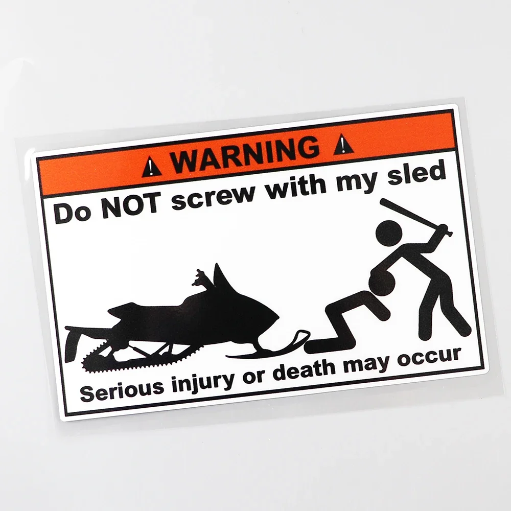 Personality Customization Car Sticker Do Not Screw With My Sled Snowmobile PVC Decal Accessories 15.5CM×9.6CM
Personality Customization Car Sticker Do Not Screw With My Sled Snowmobile PVC Decal Accessories 15.5CM×9.6CM