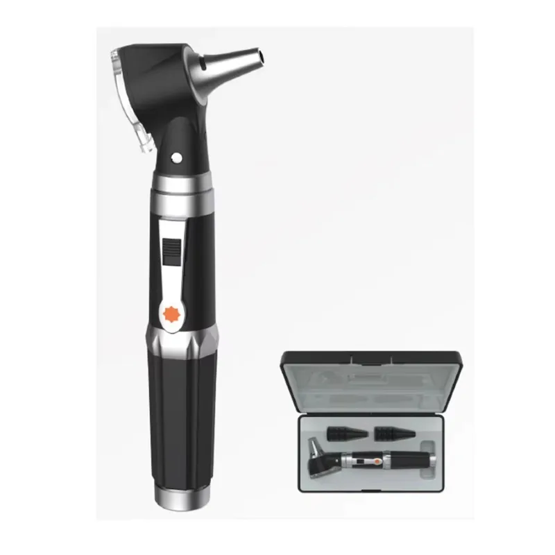 【2026】Portable Diagnostic Otoscope Handel 3X Magnification Fiber Optic Illumination LED LCD Light Optic Ophthalmoscope Retinosco
【2026】Portable Diagnostic Otoscope Handel 3X Magnification Fiber Optic Illumination LED LCD Light Optic Ophthalmoscope Retinosco