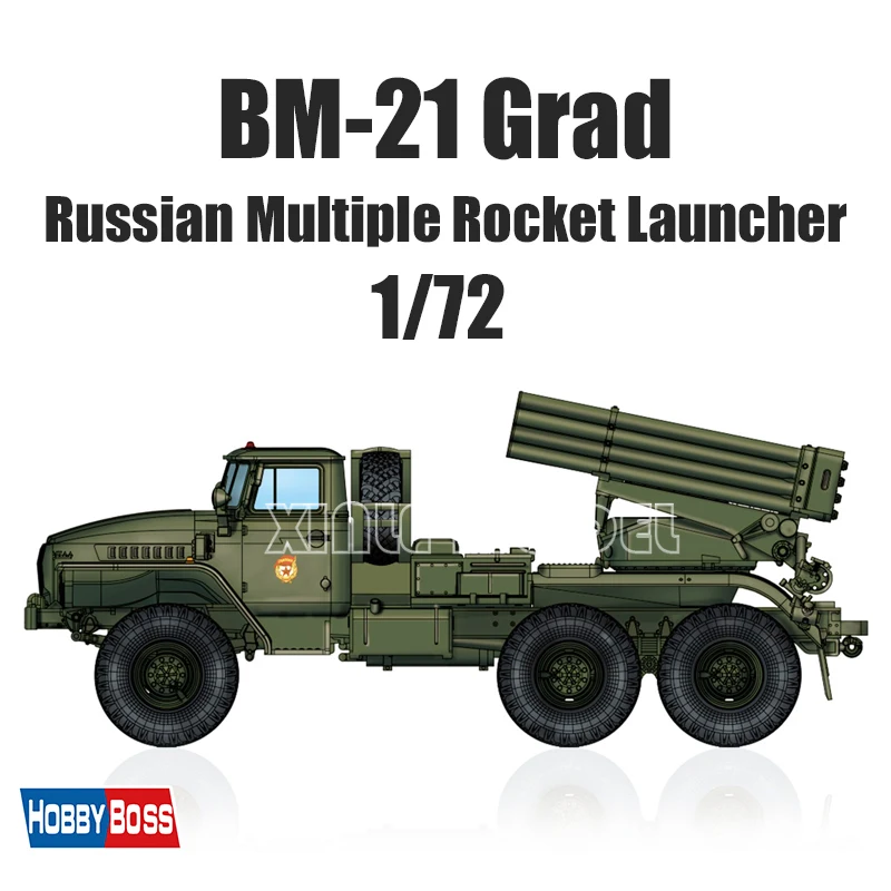 Trumpeter Plastic Assembled Tank Model Kit 82931 Russian BM-21 "Hail" 122mm Multiple Rocket Launcher 1/72 
Trumpeter Plastic Assembled Tank Model Kit 82931 Russian BM-21 "Hail" 122mm Multiple Rocket Launcher 1/72
