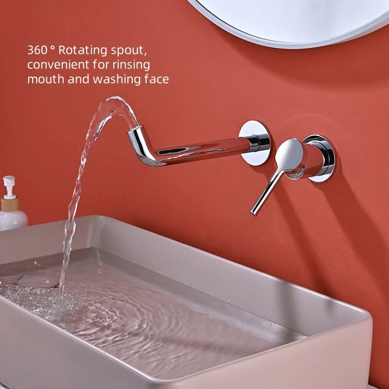 Brass Bathroom Sink Faucet Concealed Basin Mixer Faucet Hot & Cold WashbasinTap Black Polished Rose Gold 360 ° Rotating Spout
Brass Bathroom Sink Faucet Concealed Basin Mixer Faucet Hot & Cold WashbasinTap Black Polished Rose Gold 360 ° Rotating Spout
