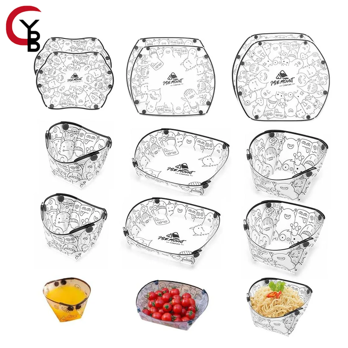 Portable Camping Tableware Set of 3/6 Pieces, Folding Plate,Bowl, Water Cup,Easy-Clean,Ultra-Light, Heat-Resistant,Collapsible
Portable Camping Tableware Set of 3/6 Pieces, Folding Plate,Bowl, Water Cup,Easy-Clean,Ultra-Light, Heat-Resistant,Collapsible