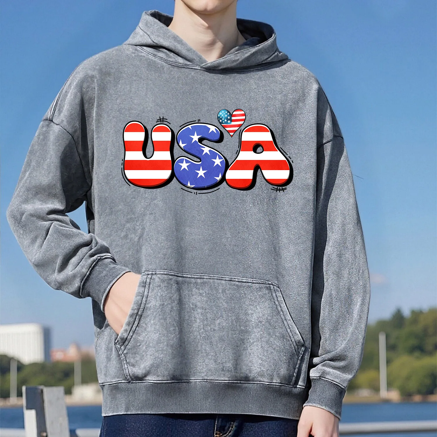 Толстовка с капюшоном в стиле ретро с национальным флагом США, унисекс, повседневный спортивный стиль, изготовленный из чистого хлопка, уличный стиль, 400 г
Толстовка с капюшоном в стиле ретро с национальным флагом США, унисекс, повседневный спортивный стиль, изготовленный из чистого хлопка, уличный стиль, 400 г