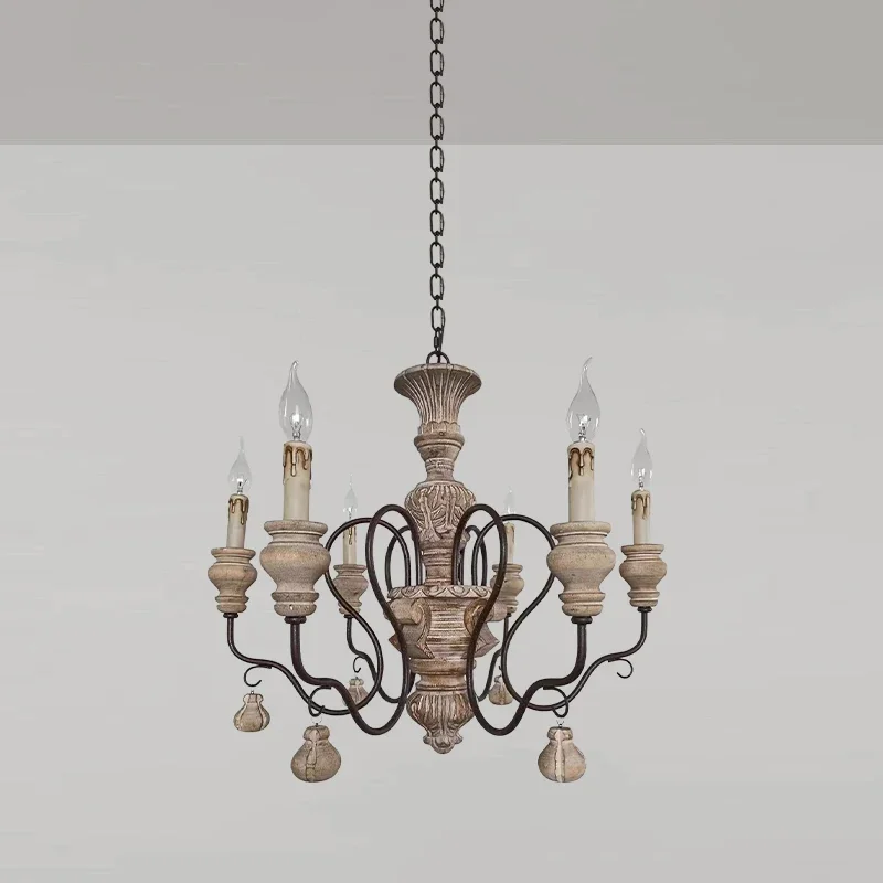 American retro wrought iron country chandelier duplex building living room stairs homestay candle lamp villa club decorative lam
American retro wrought iron country chandelier duplex building living room stairs homestay candle lamp villa club decorative lam