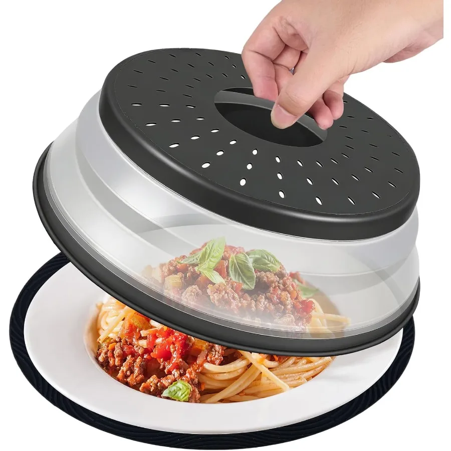 12-дюймовая крышка для микроволновой печи с силиконовым ковриком для большой вентилируемой складной защитной крышки тарелки и круглого кухонного коврика для
12-дюймовая крышка для микроволновой печи с силиконовым ковриком для большой вентилируемой складной защитной крышки тарелки и круглого кухонного коврика для