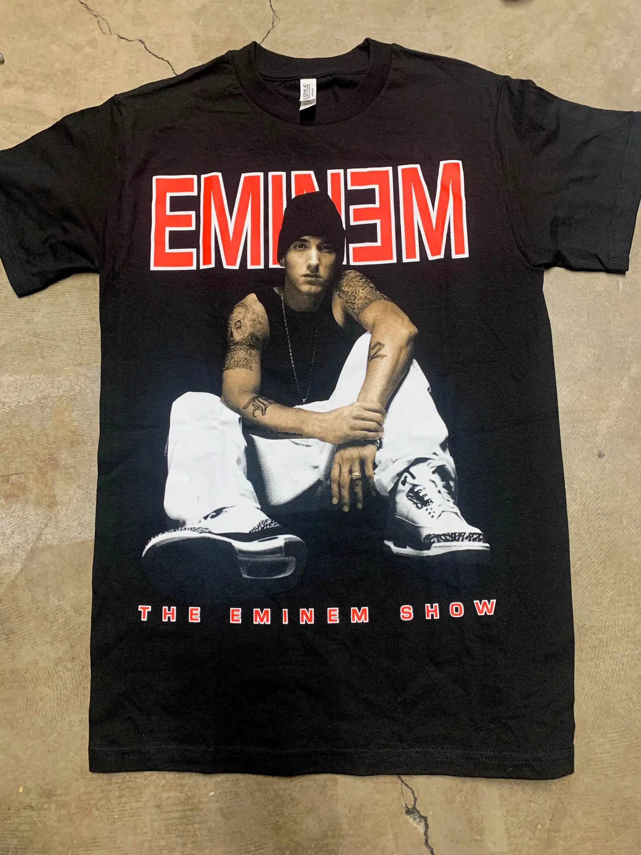 Rapper Eminem Printed Short Sleeve Music Album T-shirt World Tour Fan Gift T-shirt Men's and Women's Short Sleeve
Rapper Eminem Printed Short Sleeve Music Album T-shirt World Tour Fan Gift T-shirt Men's and Women's Short Sleeve