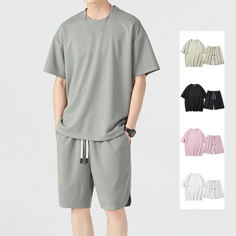 Summer Quick Men's Sets Fashion Drying Casual Breathable Short Sleeve Sports Tracksuits T-shirt+shorts Brand Basketball Full
Summer Quick Men's Sets Fashion Drying Casual Breathable Short Sleeve Sports Tracksuits T-shirt+shorts Brand Basketball Full