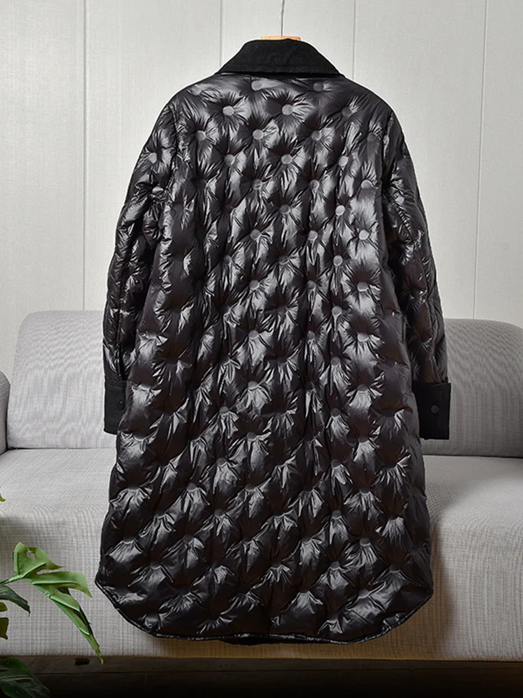 Jacket 2023 Winter Women Long Casual Puffer Style 90% White Duck Down Parkas Female Autumn Single Breasted Coat Outwear
Jacket 2023 Winter Women Long Casual Puffer Style 90% White Duck Down Parkas Female Autumn Single Breasted Coat Outwear