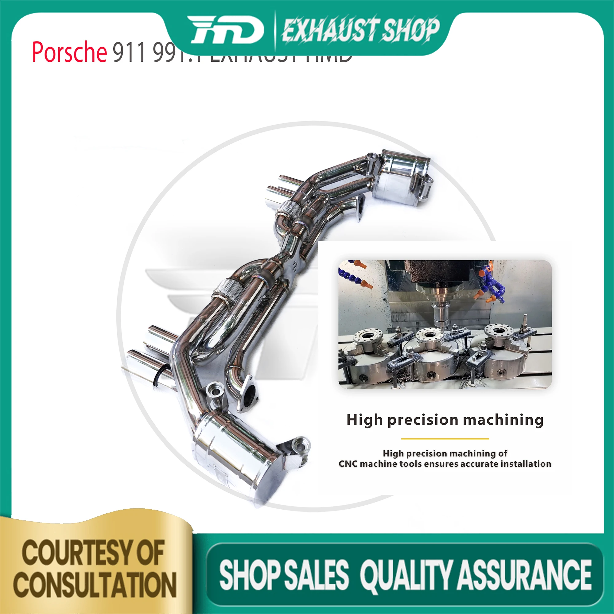 High Quality Catback For Porsche 911 991.1 11-14 Stainless Steel Exhaust System Muffler Tips Non-destructive Installation HMD
High Quality Catback For Porsche 911 991.1 11-14 Stainless Steel Exhaust System Muffler Tips Non-destructive Installation HMD