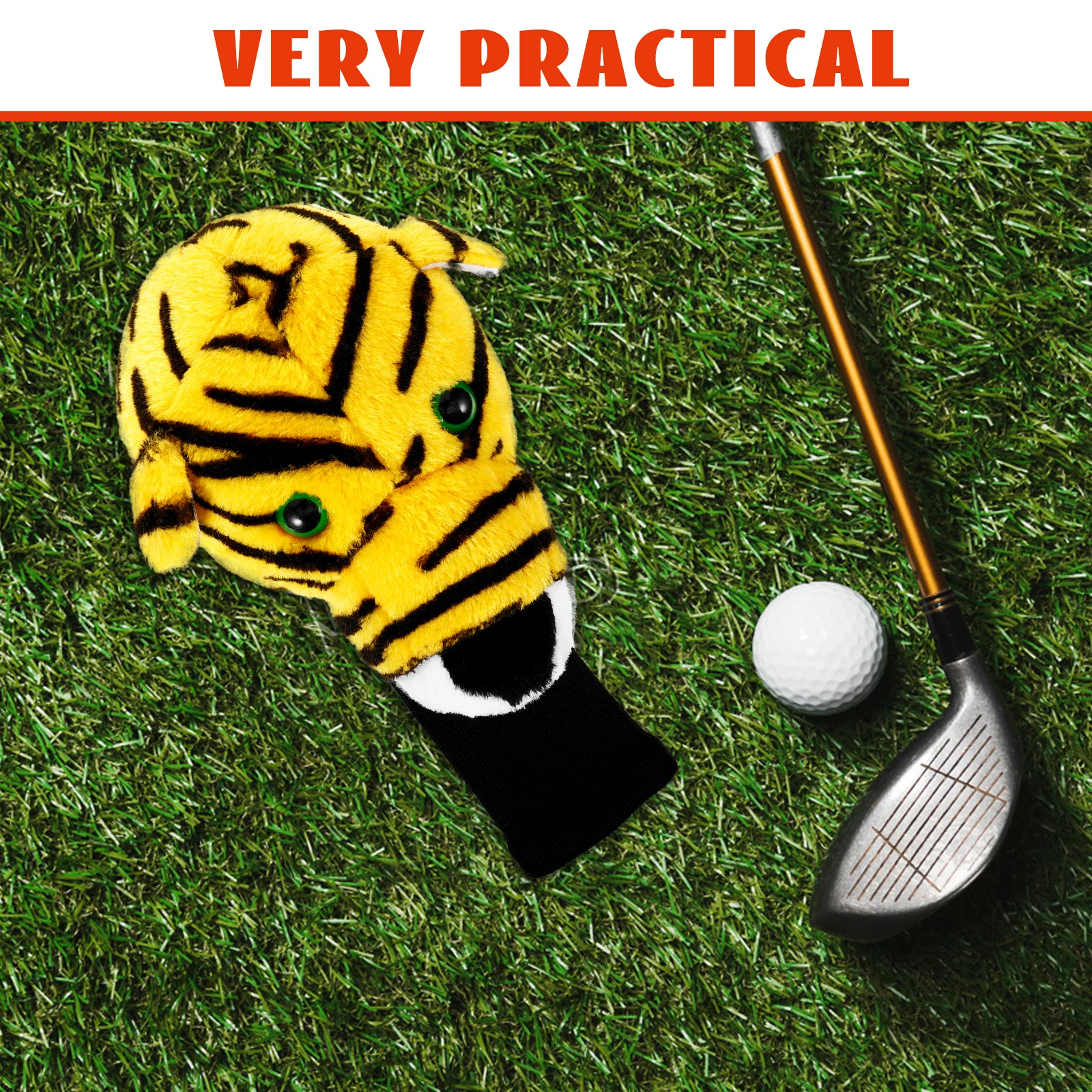 Cartoon Club Head Cover Thickened Lining Secure Fit Anti Slip Stitching Lightweight Portable Cover for Golf
Cartoon Club Head Cover Thickened Lining Secure Fit Anti Slip Stitching Lightweight Portable Cover for Golf