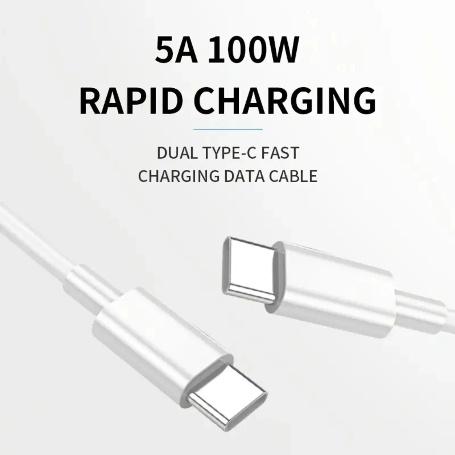 Fast Charging and Data Transfer High-quality Long Typec-Typec Charging Cable - 78.74in Length, Support 5A 100W
Fast Charging and Data Transfer High-quality Long Typec-Typec Charging Cable - 78.74in Length, Support 5A 100W