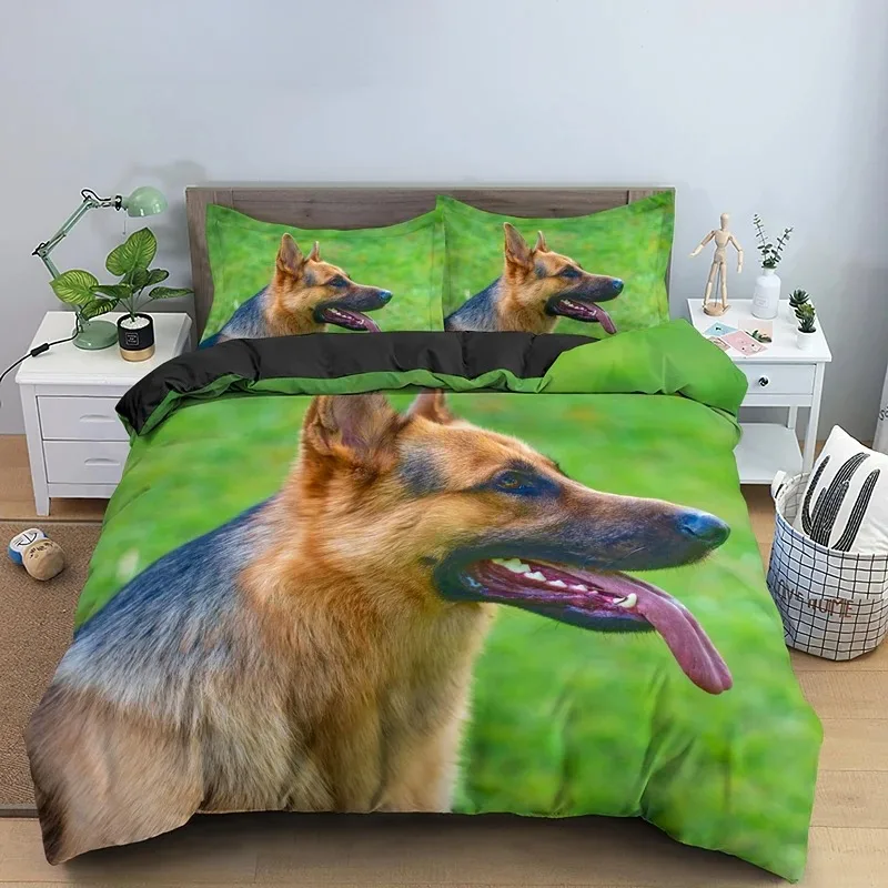 German Shepherd Duvet Cover King Queen 3D Lovely Dog Pattern Bedding Set For Kids Boys Girls Cute Pet Puppy Soft Comforter Cover
German Shepherd Duvet Cover King Queen 3D Lovely Dog Pattern Bedding Set For Kids Boys Girls Cute Pet Puppy Soft Comforter Cover