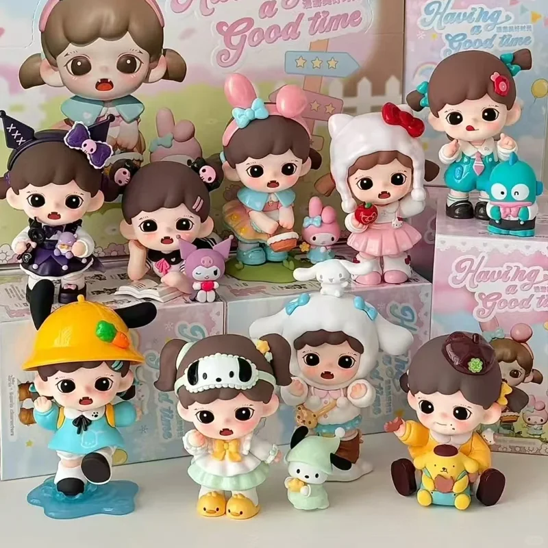 Original Zoraa Sanrio Having A Good Time Blind Box Hello Kitty Toy Kuromi Cinnamoroll Melody Doll Mystery Box Ornament Gifts
Original Zoraa Sanrio Having A Good Time Blind Box Hello Kitty Toy Kuromi Cinnamoroll Melody Doll Mystery Box Ornament Gifts