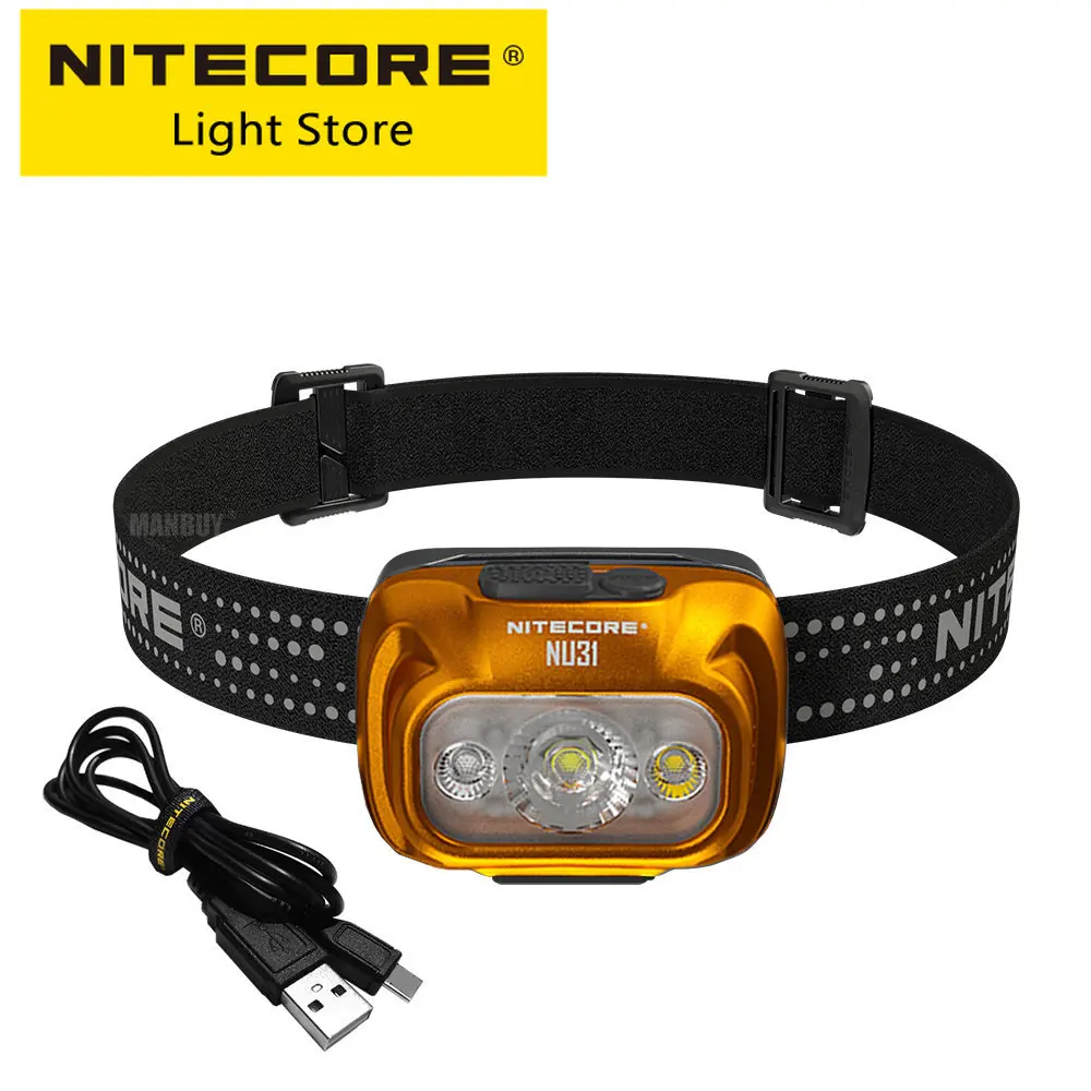 Original NITECORE HeadLamp NU31 550 Lumens High Performance LED USB-C Rechargeable Li-ion Battery Camping Running Hiking Outdoor
Original NITECORE HeadLamp NU31 550 Lumens High Performance LED USB-C Rechargeable Li-ion Battery Camping Running Hiking Outdoor