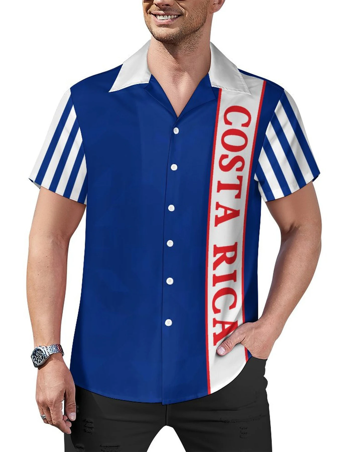 Costa Rica Summer Hawaiian Shirt for men, Custom Casual Short Sleeve Cuban Collar Button Down Vintage Shirt for Vacation & Daily
Costa Rica Summer Hawaiian Shirt for men, Custom Casual Short Sleeve Cuban Collar Button Down Vintage Shirt for Vacation & Daily