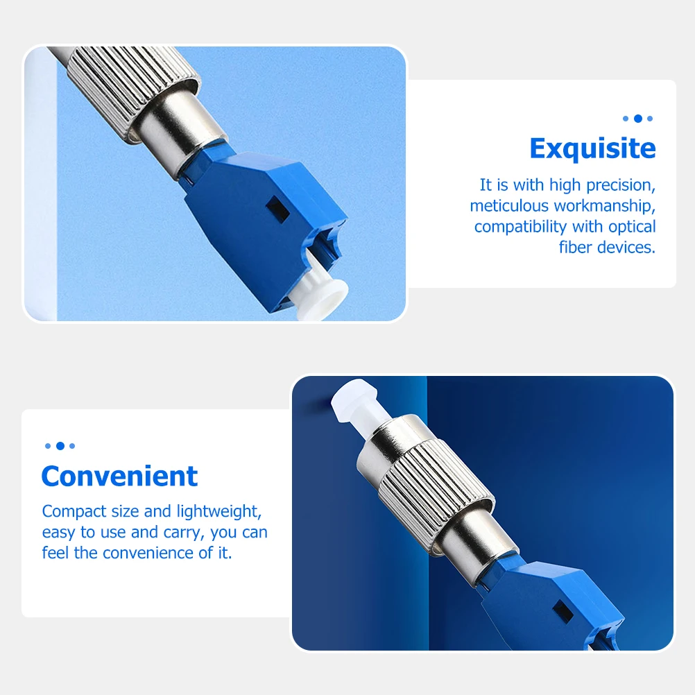 2 pcs Fiber Optic Adapters FC Male to LC Female Hybrid Converter Ceramic Metal Telecom Maintenance Audio Video Cable
2 pcs Fiber Optic Adapters FC Male to LC Female Hybrid Converter Ceramic Metal Telecom Maintenance Audio Video Cable