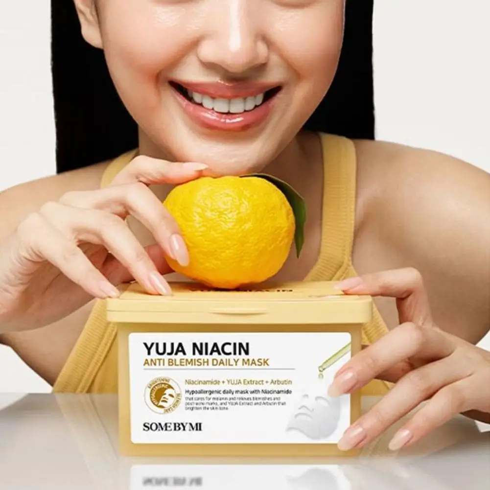 SOMEBYMI Daily Facial Mask Beta Panthenol Repair & Yuja Niacin Anti Blemish Soothing Calming Brightening Mask For All Skin Types
SOMEBYMI Daily Facial Mask Beta Panthenol Repair & Yuja Niacin Anti Blemish Soothing Calming Brightening Mask For All Skin Types