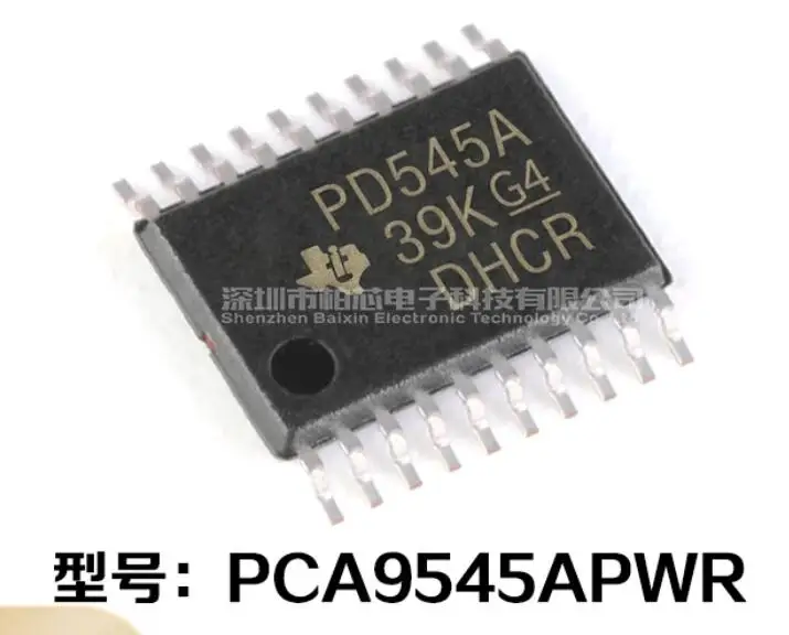 12PCS New original PCA9545APW PCA9545APWR PD545A TSSOP-20 (Electronic Component)
12PCS New original PCA9545APW PCA9545APWR PD545A TSSOP-20 (Electronic Component)
