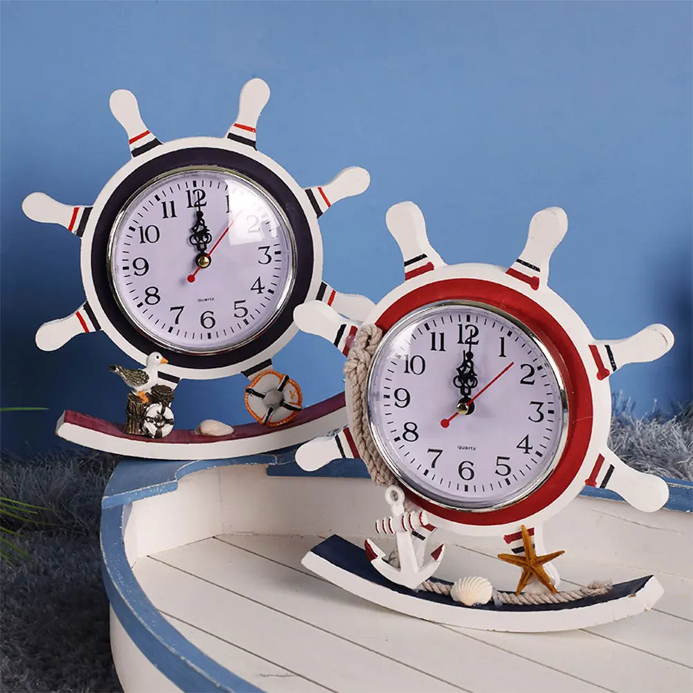 Mediterranean Style Rudder Coastal Wall Clock for Living Room Rudder Shape Clock Bedroom Decor Kids Travel Craft
Mediterranean Style Rudder Coastal Wall Clock for Living Room Rudder Shape Clock Bedroom Decor Kids Travel Craft