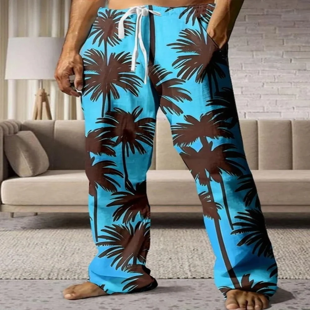 Summer 2025 men's casual pants, 3D tree print fashionable and comfortable straight-leg pants, seaside vacation
Summer 2025 men's casual pants, 3D tree print fashionable and comfortable straight-leg pants, seaside vacation