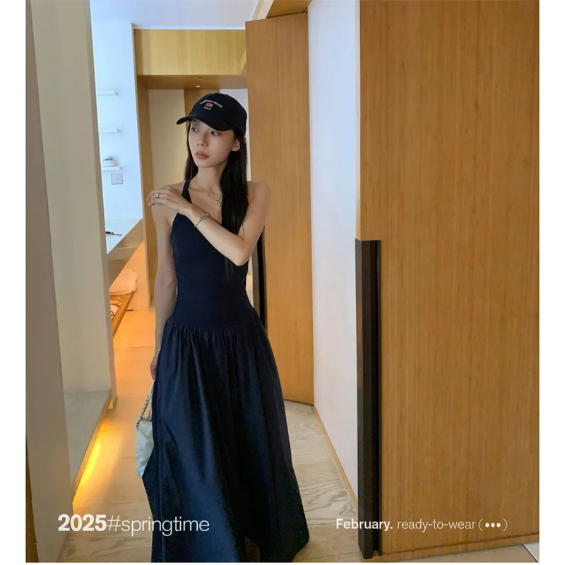 Who Wears Who Looks Good A Large Camisole Long Dress For Women in Spring White French Slim Fit and Waist Cinching Design Elegant
Who Wears Who Looks Good A Large Camisole Long Dress For Women in Spring White French Slim Fit and Waist Cinching Design Elegant