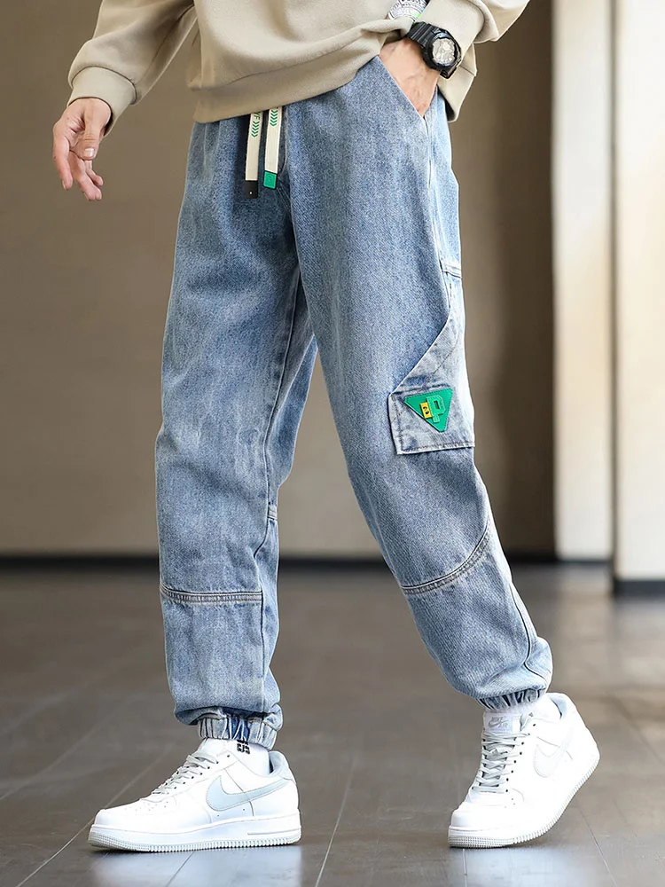 Blue Spring Autumn Black Cargo Jeans Men Denim Joggers Streetwear Cotton Casual Baggy Harem Pant Jean Trousers Plus Size 8XL
Blue Spring Autumn Black Cargo Jeans Men Denim Joggers Streetwear Cotton Casual Baggy Harem Pant Jean Trousers Plus Size 8XL