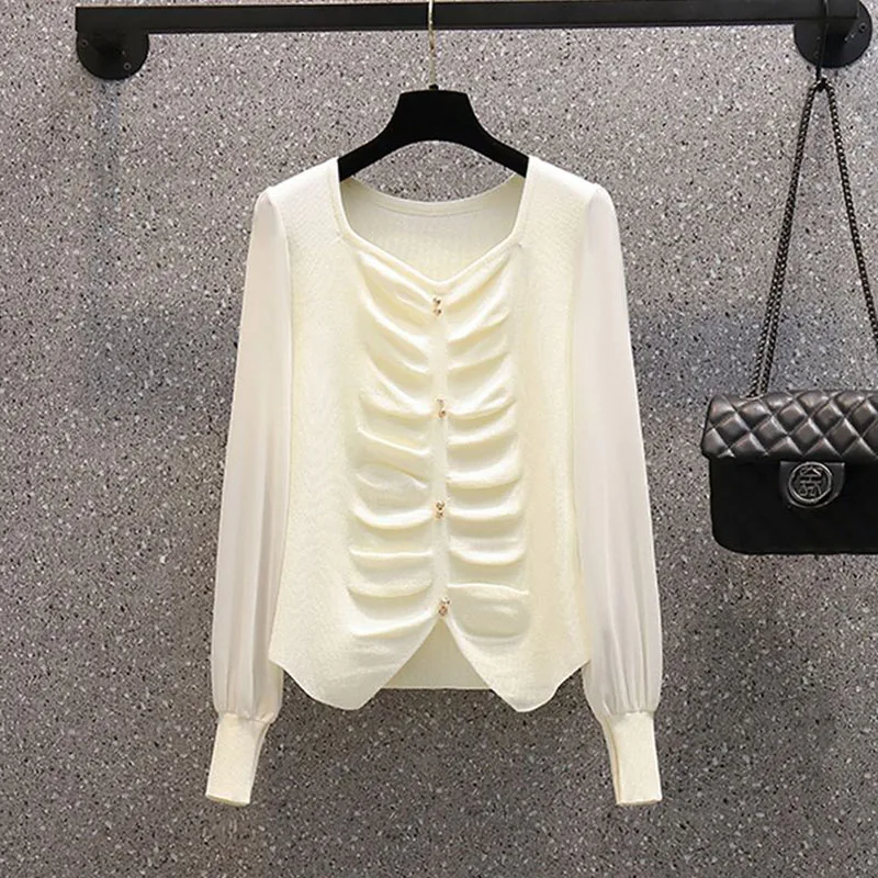 Pullovers Women Patchwork Slim Tender Ladies Square Collar Harajuku Pull Femme Casual Sweaters Korean Fashion Long Sleeve Autumn
Pullovers Women Patchwork Slim Tender Ladies Square Collar Harajuku Pull Femme Casual Sweaters Korean Fashion Long Sleeve Autumn