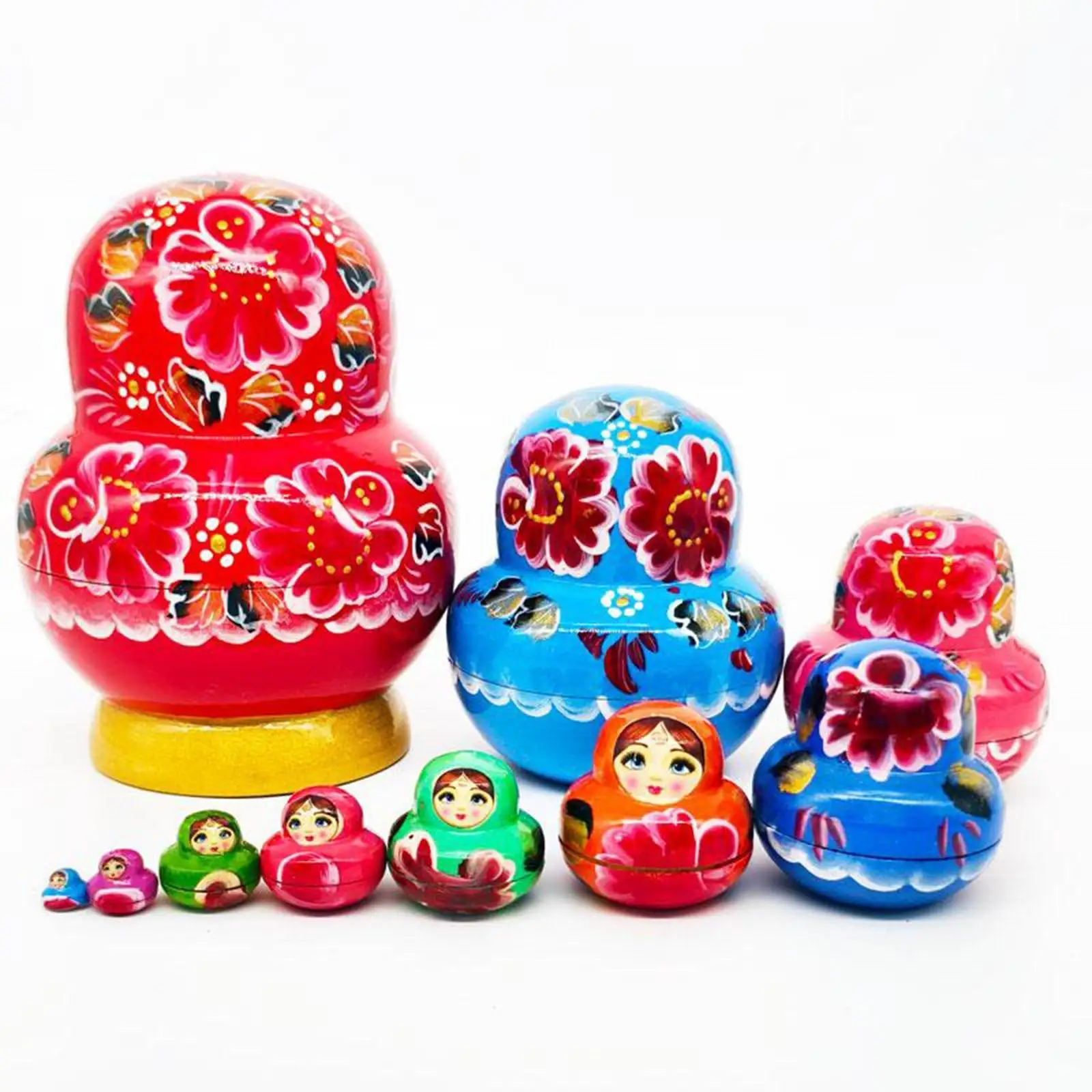 10 Layer Nesting Doll Matryoshka Dolls for Birthday Gift Table Decoration
10 Layer Nesting Doll Matryoshka Dolls for Birthday Gift Table Decoration