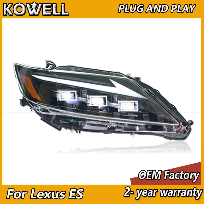 Car Styling for Lexus ES Head Lamp 2013-2014 ES250 Headlight ES300 DRL Turn Signal Low High Beam Projector Lens
Car Styling for Lexus ES Head Lamp 2013-2014 ES250 Headlight ES300 DRL Turn Signal Low High Beam Projector Lens