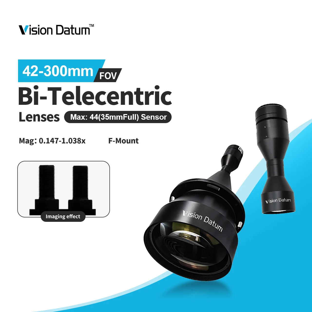 Vision Datum High Resolution 44mm Sesnor Size 118-465mm WD Large Fov Telecentric Optical Lens For Industrial Inspection Cameras
Vision Datum High Resolution 44mm Sesnor Size 118-465mm WD Large Fov Telecentric Optical Lens For Industrial Inspection Cameras