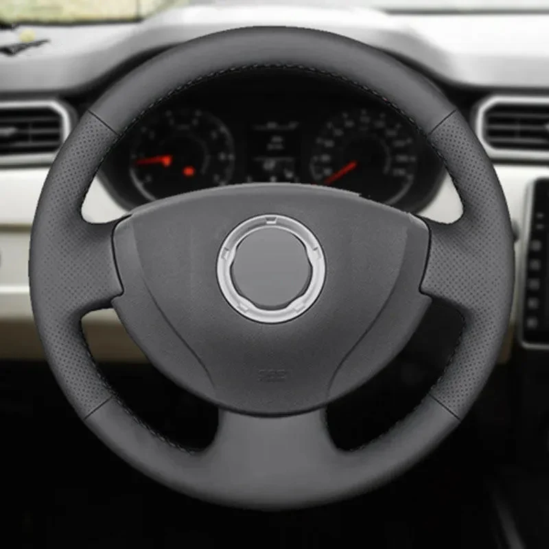 For Renault Logan 1 Clio 2 Twingo 2 Symbol Lada Largus 1 Nissan Almera 3 Hand Braid Car Steering Wheel Cover Leather Trim Black
For Renault Logan 1 Clio 2 Twingo 2 Symbol Lada Largus 1 Nissan Almera 3 Hand Braid Car Steering Wheel Cover Leather Trim Black