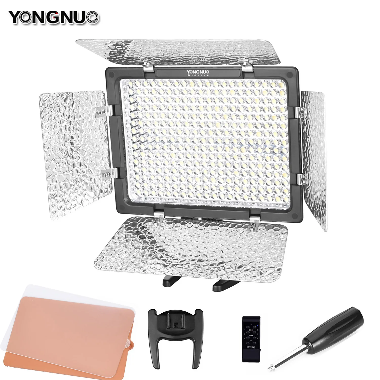 Yongnuo YN300 III YN300III 3200k-5500K CRI95 Camera Photo LED Video Light with Handle/Base Stand/Remote controller/Color Filter
Yongnuo YN300 III YN300III 3200k-5500K CRI95 Camera Photo LED Video Light with Handle/Base Stand/Remote controller/Color Filter