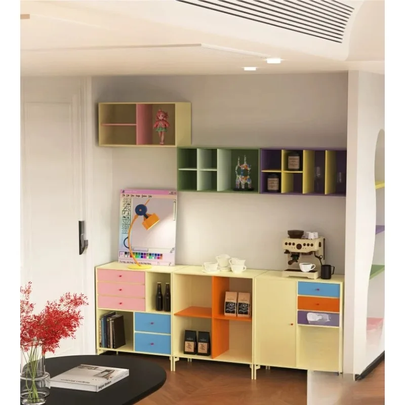 Edge cabinet module combination cabinet Nordic dopamine style furniture customization
Edge cabinet module combination cabinet Nordic dopamine style furniture customization