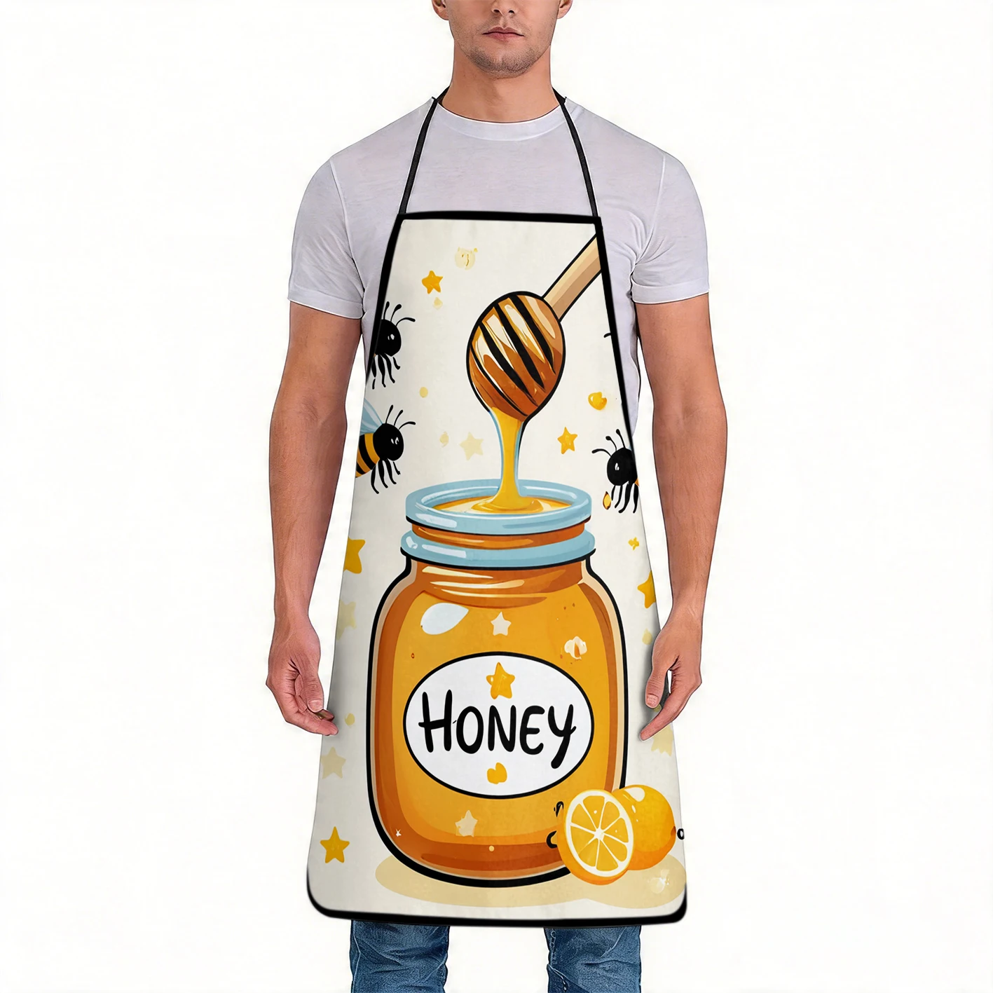 Vintage Wood Grain Sunflower Bee Apron, Rustic Floral Insect Pattern Cooking Apron Women's clothing
Vintage Wood Grain Sunflower Bee Apron, Rustic Floral Insect Pattern Cooking Apron Women's clothing
