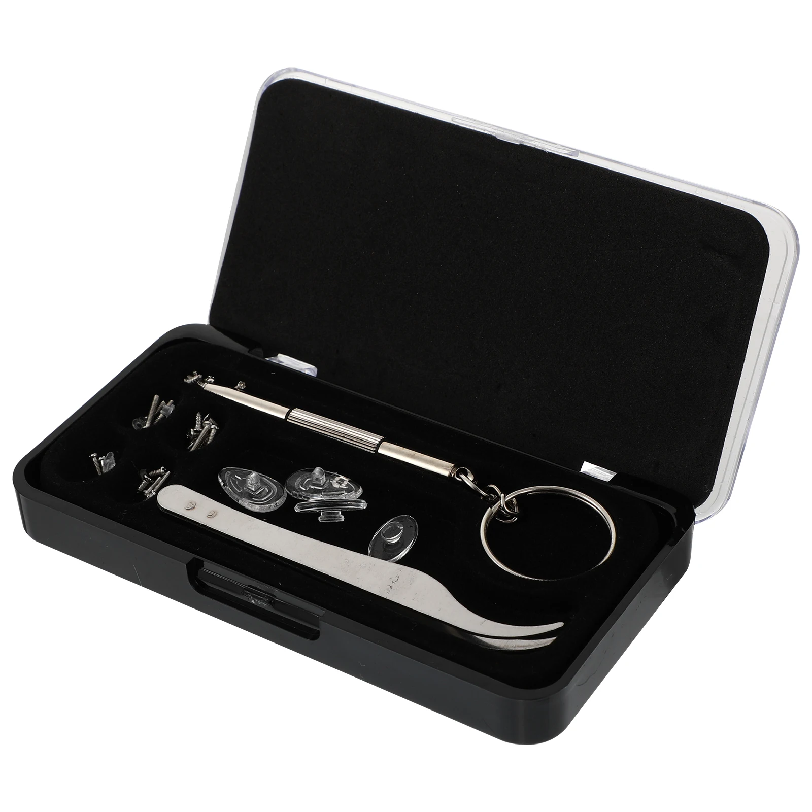 Eyeglass Repair Kit Tools for Glasses Nose Pads Screwdrivers Easy Carry Glasses Sunglasses Watches Fix DIY Toolkit
Eyeglass Repair Kit Tools for Glasses Nose Pads Screwdrivers Easy Carry Glasses Sunglasses Watches Fix DIY Toolkit