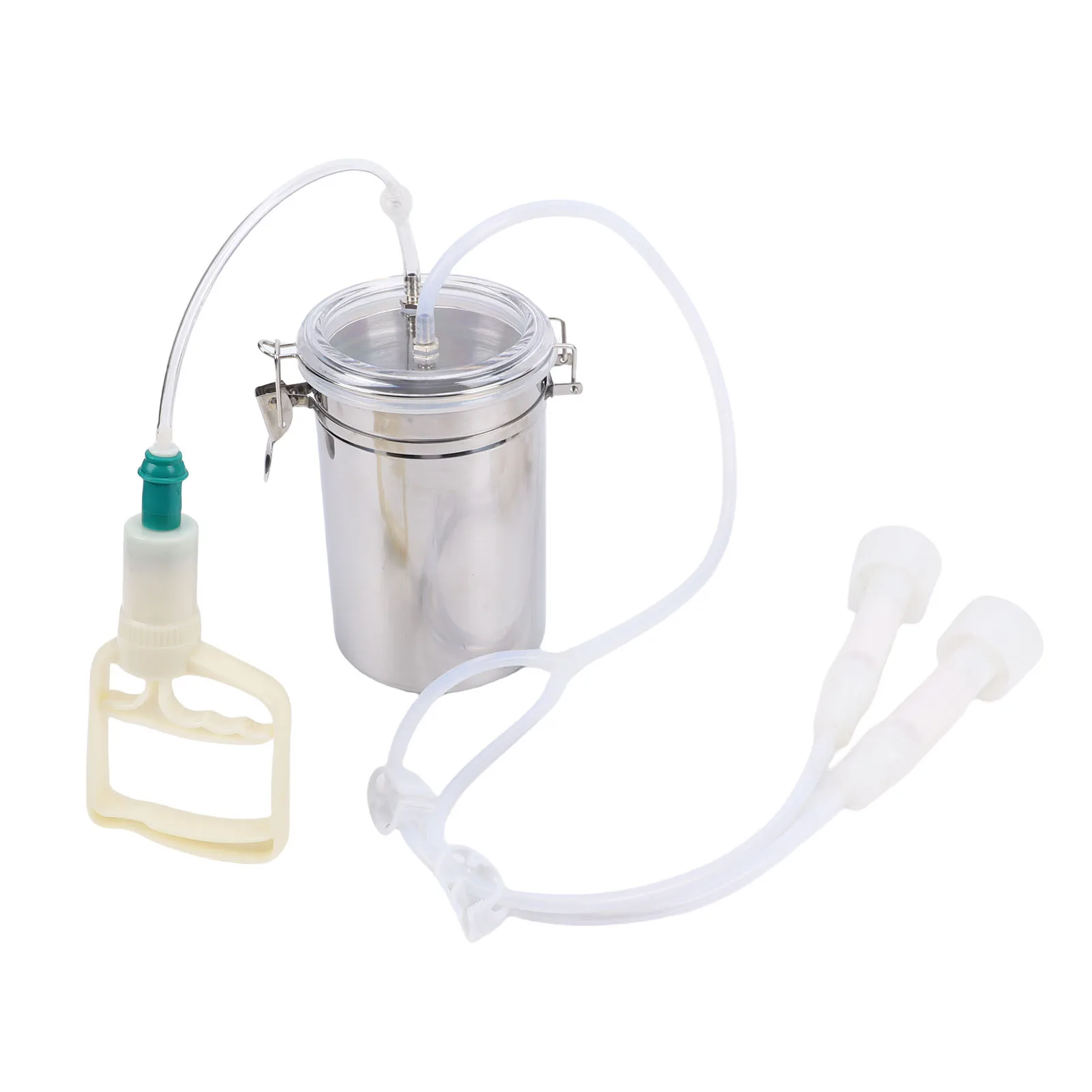 Manual Milking Machine 2000ml Effort Saving Control Stainless Steel Bottle Portable Milking Kit for Milk Plant Farm
Manual Milking Machine 2000ml Effort Saving Control Stainless Steel Bottle Portable Milking Kit for Milk Plant Farm