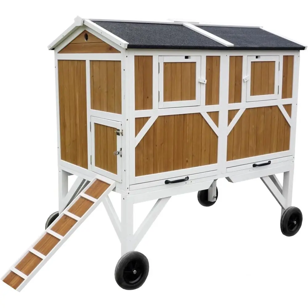 Просторный вольер для 8 кур
Просторный вольер для 8 кур