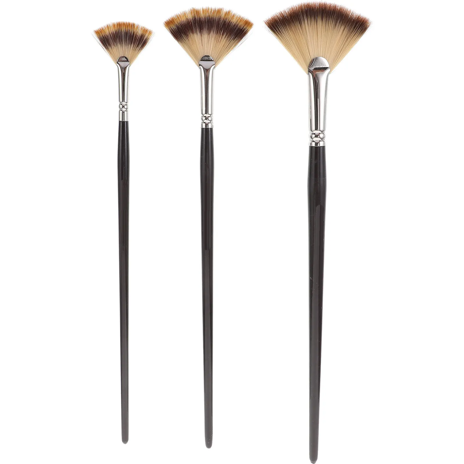 3Pcs Black Artist Brush Set Nylon Bristles Wooden Handle The 4Th 8Th 12Th Sizes Oil Acrylic Painting Brushes for Beginners
3Pcs Black Artist Brush Set Nylon Bristles Wooden Handle The 4Th 8Th 12Th Sizes Oil Acrylic Painting Brushes for Beginners