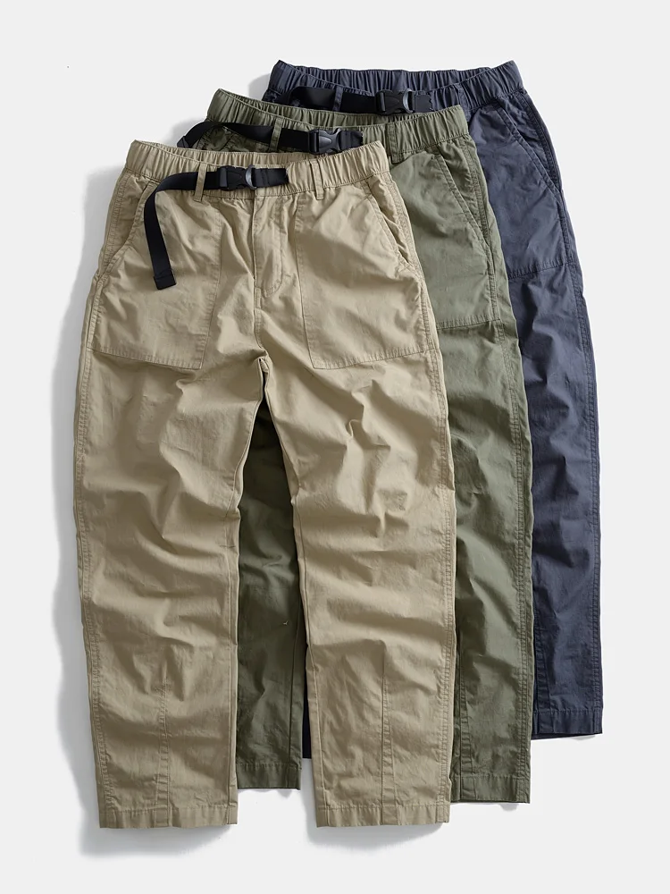 Мужские повседневные брюки свободного кроя из чистого хлопка с эластичным поясом, прямые, в стиле ретро, для активного отдыха, японский стиль
Мужские повседневные брюки свободного кроя из чистого хлопка с эластичным поясом, прямые, в стиле ретро, для активного отдыха, японский стиль