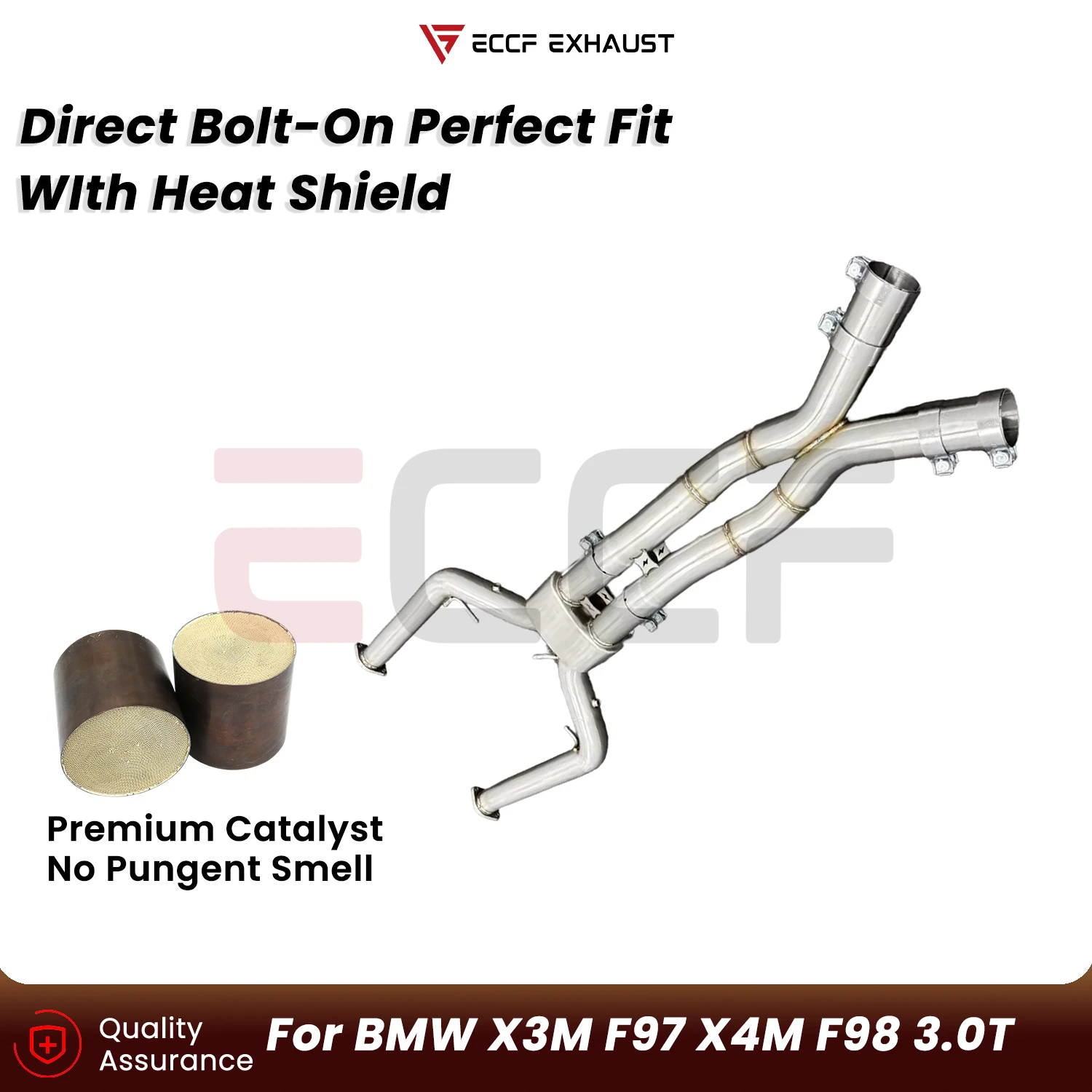 Sporty Stainless steel Mid pipe For BMW X3M F97 X4M F98 3.0T Aggressive Exhaust Sound Plug and Play Upgrade Performance
Sporty Stainless steel Mid pipe For BMW X3M F97 X4M F98 3.0T Aggressive Exhaust Sound Plug and Play Upgrade Performance