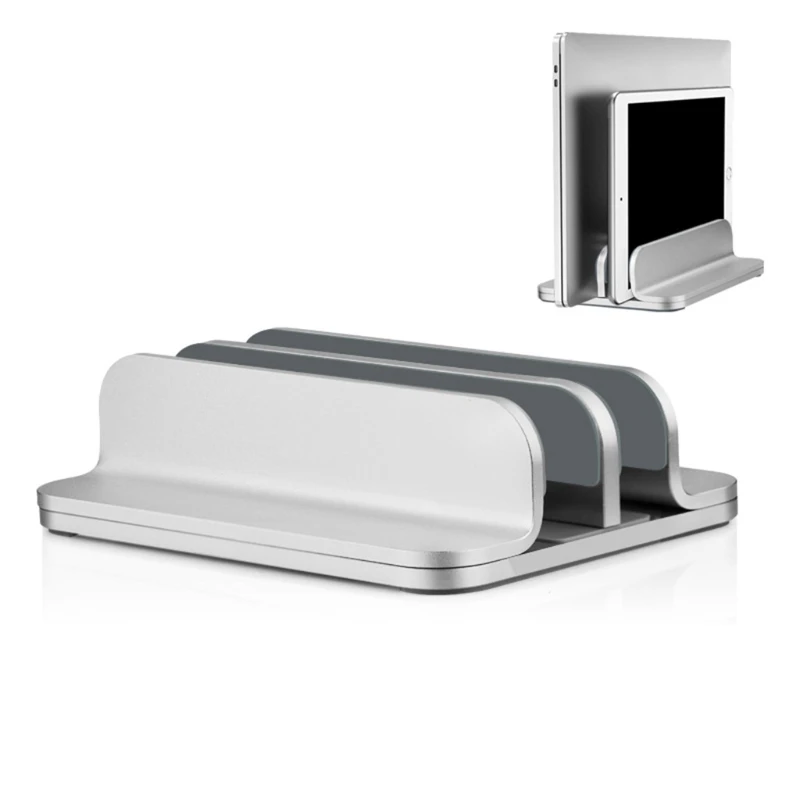 Aluminum Alloy Vertical Laptop Stand Holder Adjustable Desktop Notebook Dock Space-Saving 3 In 1
Aluminum Alloy Vertical Laptop Stand Holder Adjustable Desktop Notebook Dock Space-Saving 3 In 1