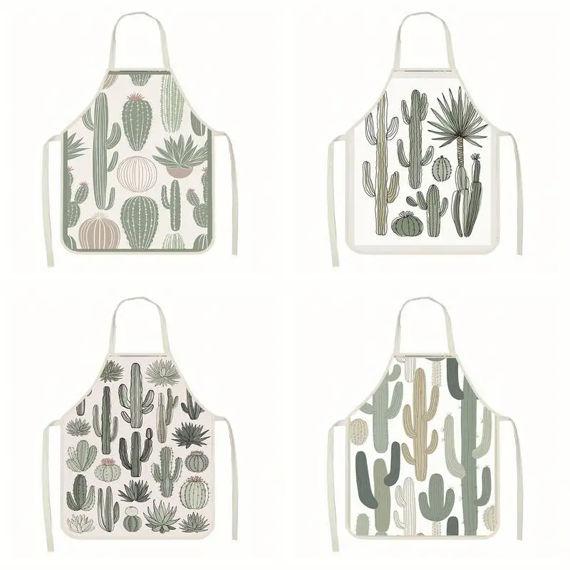 Cactus Pattern Apron Linen apron, suitable for kitchen cooking, parent-child interaction, painting and other scenarios
Cactus Pattern Apron Linen apron, suitable for kitchen cooking, parent-child interaction, painting and other scenarios