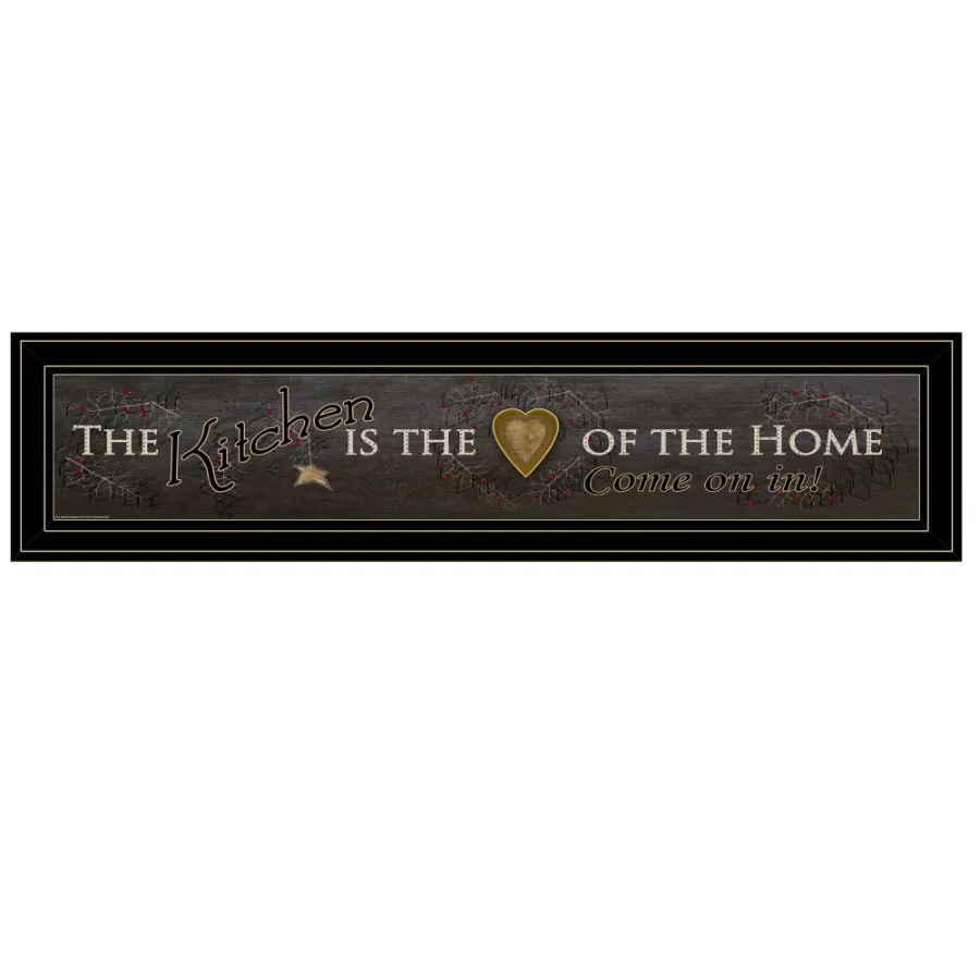 Kitchen is the Heart of the Home By Trendy Dr 4U Ready to Hang Framed Print Black Frame
Kitchen is the Heart of the Home By Trendy Dr 4U Ready to Hang Framed Print Black Frame