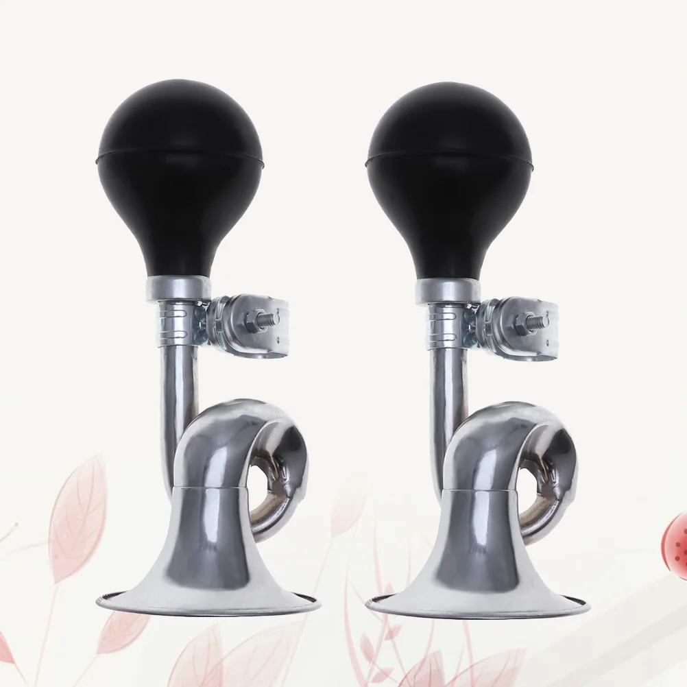 2 Pcs Bike Horn Loud Air Horn Handlebar Horn Alarm Ring Cycling Bell Rubber Bulb Alarm Bugle Trumpet for 222mm Handlebar
2 Pcs Bike Horn Loud Air Horn Handlebar Horn Alarm Ring Cycling Bell Rubber Bulb Alarm Bugle Trumpet for 222mm Handlebar