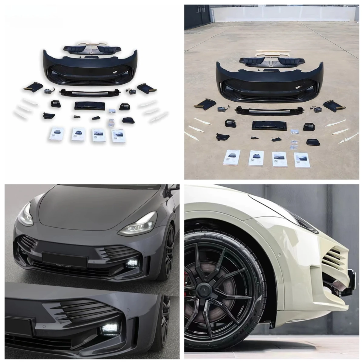 Stlf Auto Accessories ABS Body Kit Front Rear Bumper Lip Tail Spoiler For Model Y 2018-2021 Car Kits
Stlf Auto Accessories ABS Body Kit Front Rear Bumper Lip Tail Spoiler For Model Y 2018-2021 Car Kits